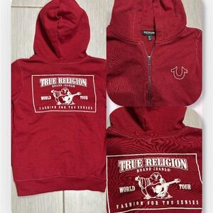 True Religion Classic Logo Zip-Up Hoodie